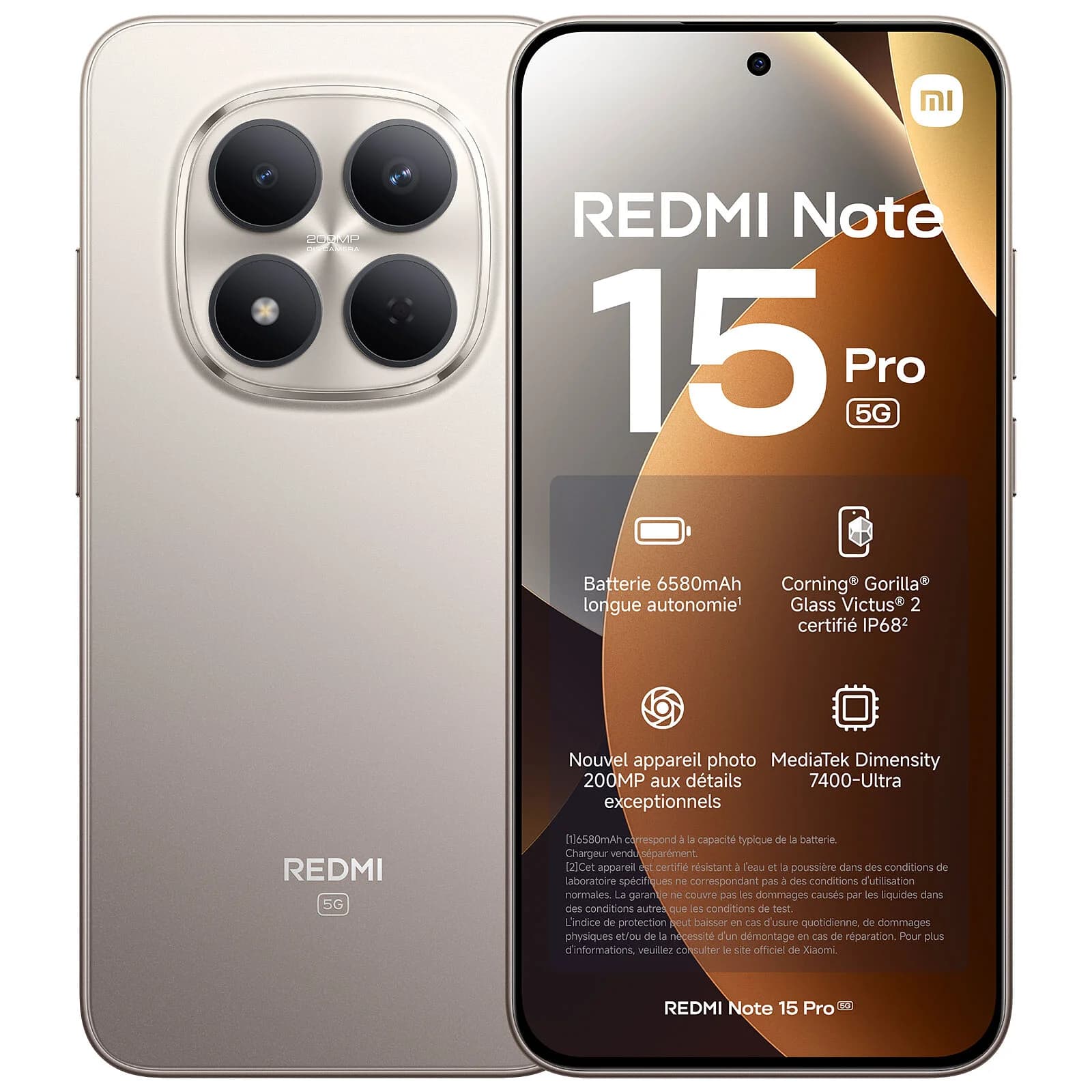 XIAOMI Xiaomi Redmi Note 15 Pro 5G 256GB Gris Titanio — BTCELL Ecuador