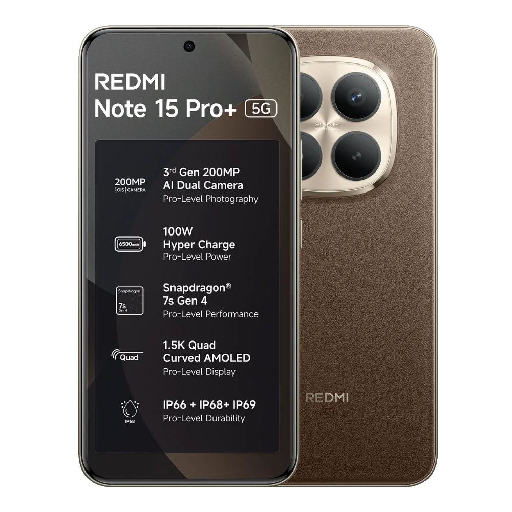 Xiaomi Redmi Note 15 Pro Plus 5G — Cafe Moca